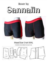 voorkant patroon rechte boxer